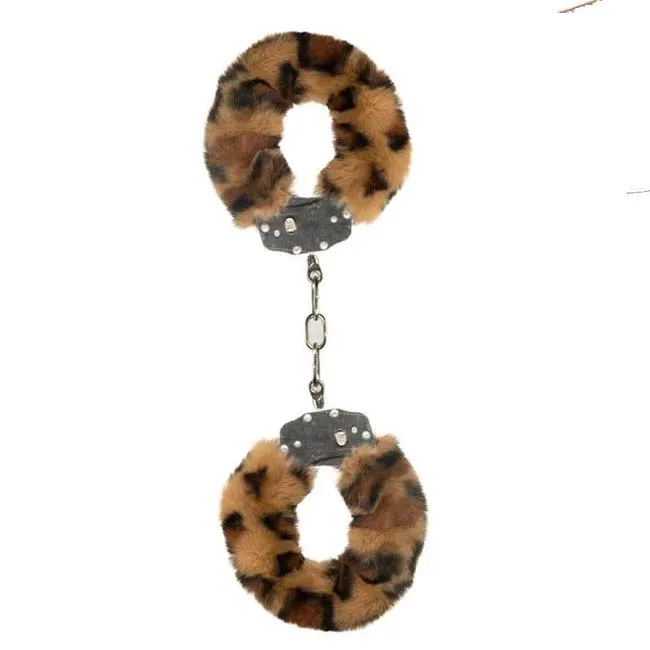 Bedste sex leopard print håndjern